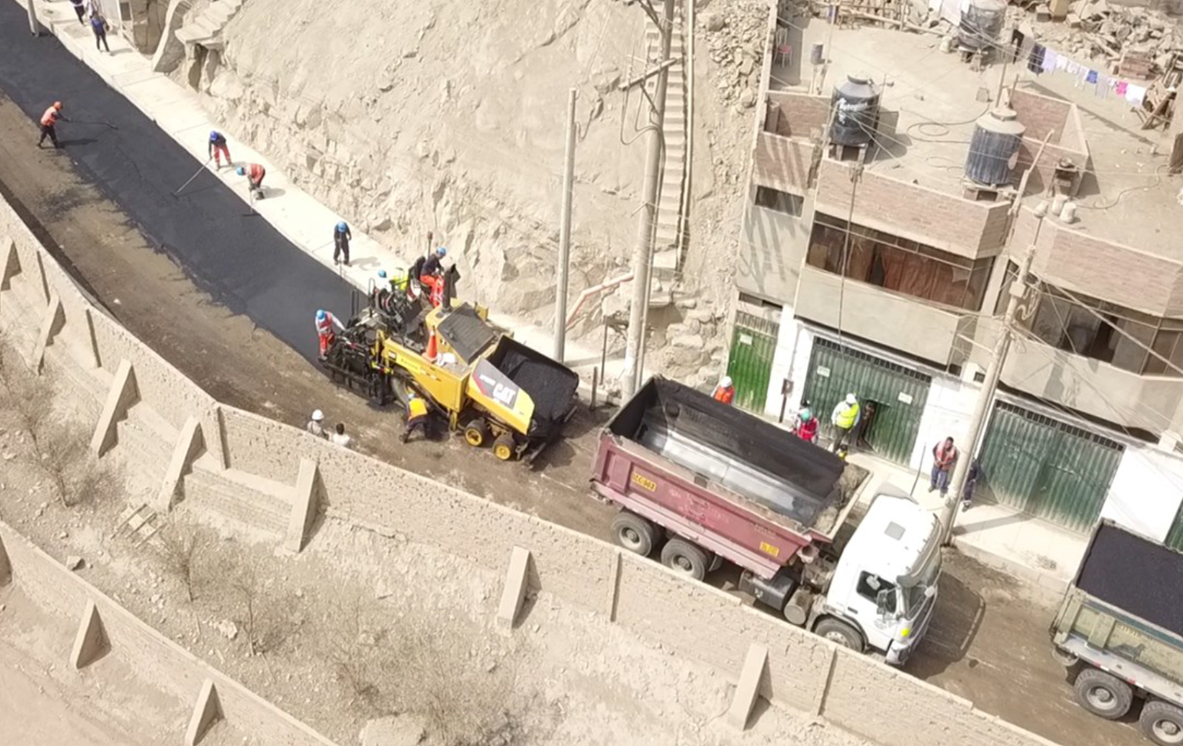 Construcción de pistas y veredas en la calle Santa Rosa y las Flores de la asoc. de vivienda Santa Rosa de Valle Grande y calle Santa del programa municipal urbano ambiental las longueras, zona 03 – sub zona 03 gallery