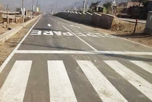 Construcción de pistas y veredas en las calles internas de la zona T del AA.HH. Huaycan