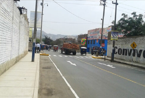 Rehabilitación de la Av. La Esperanza, tramo Carretera Central, Av. Alfonso Ugarte – Zona 04 – Sub zona 02